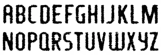 FragileBombersDown-Regular Шрифта ВЕРХНИЙ