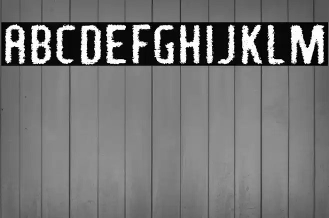 FragileBombersDown-Regular Font examples