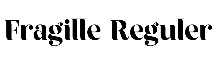 Fragille Reguler  Free Fonts Download