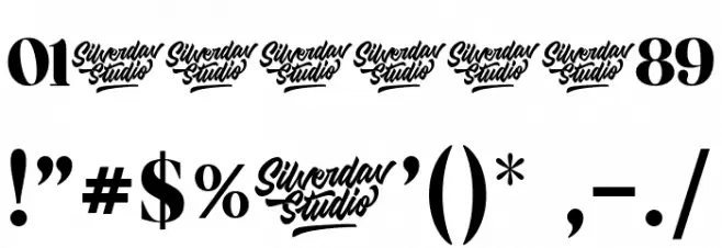 Fragille Reguler Font OTHER CHARS