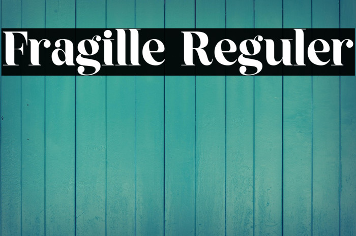 Fragille Reguler Example 3