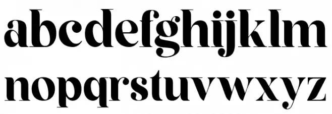 Fragille Reguler Font Litere mici