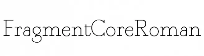 Fragment Core Roman  Fuentes Gratis Descargar