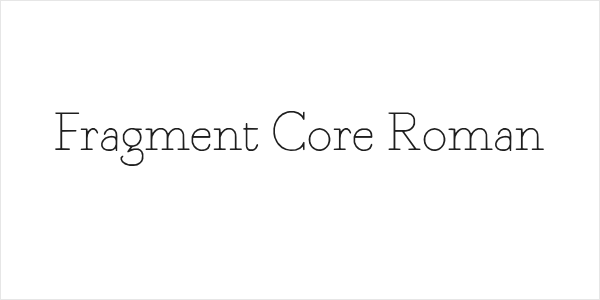 Fragment Core Roman Logo