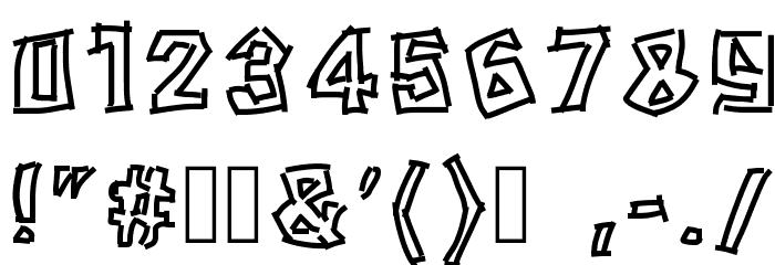 Fragment Font OTHER CHARS