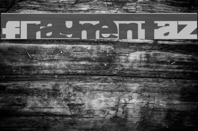 FragmentAZ Font examples