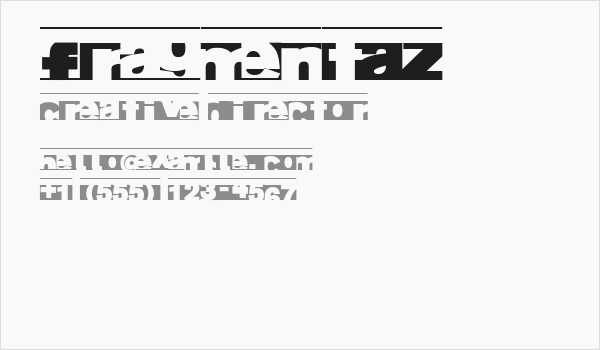 FragmentAZ Business Card