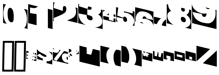 FragmentF Font OTHER CHARS