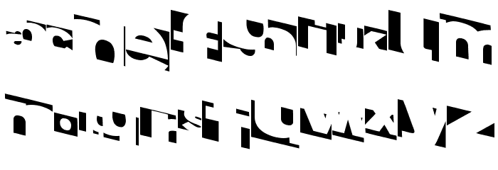 FragmentF Font LOWERCASE