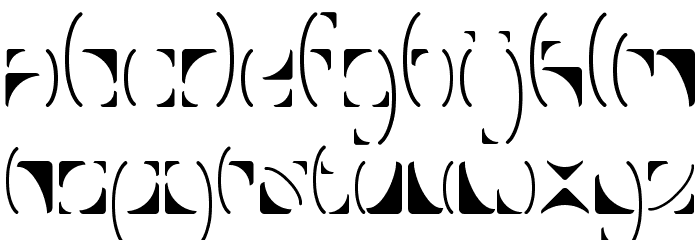 FragmentRegular Font LOWERCASE