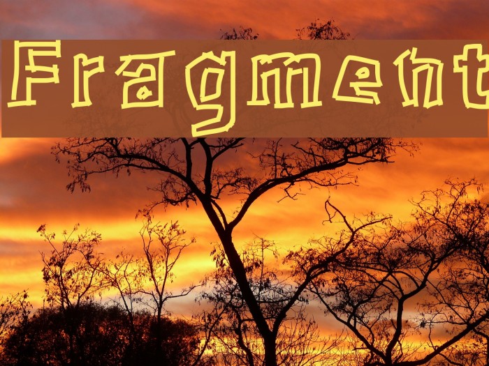 Fragment Font examples