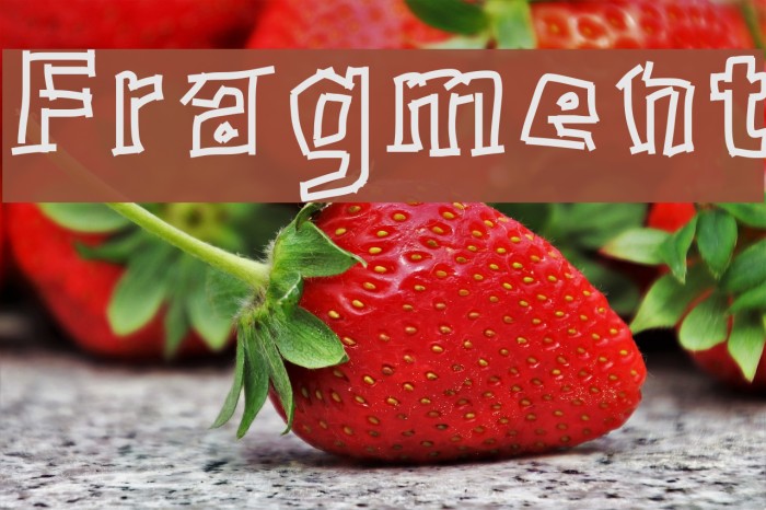 Fragment Font examples