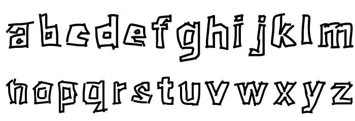 Fragment Font LOWERCASE