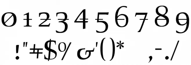 Fragmenta Font OTHER CHARS