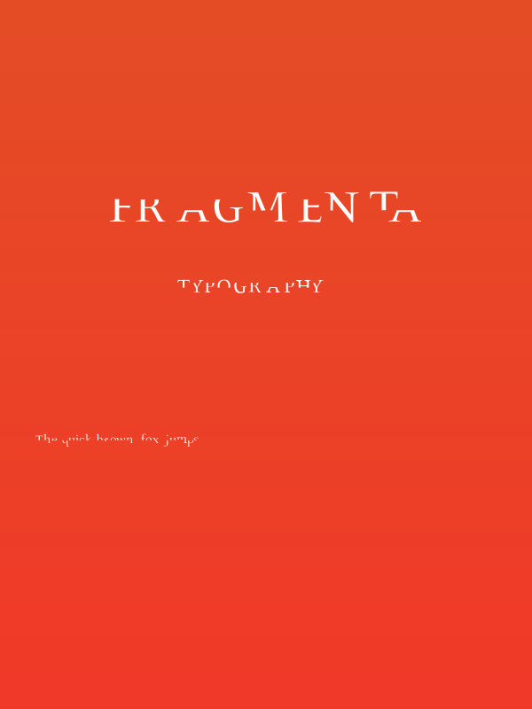 Fragmenta Poster