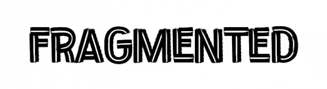 Fragmented  Frei Schriftart Herunterladen