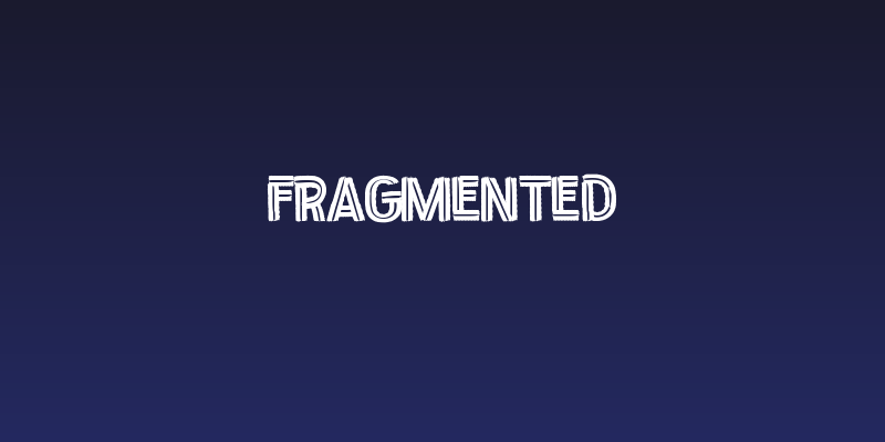 Fragmented Social Header