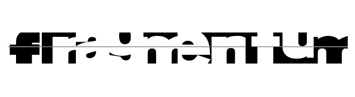 FragmentuM Font