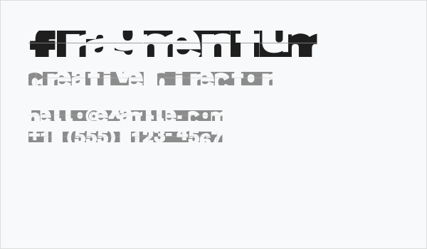 FragmentuM Business Card