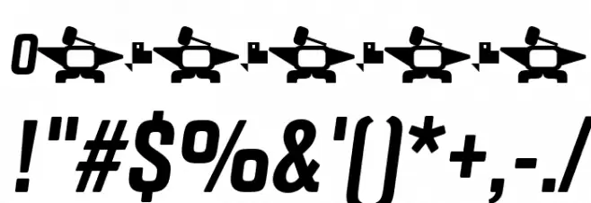 Fragua Bold Italic Font OTHER CHARS