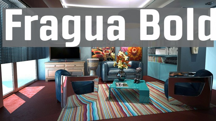 Fragua Bold Font examples