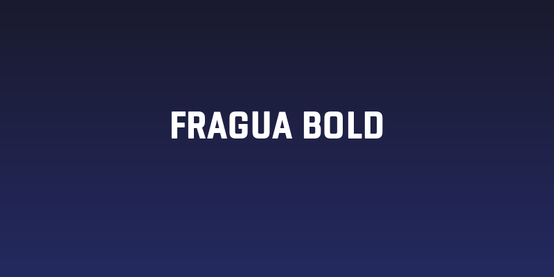 Fragua Bold Social Header