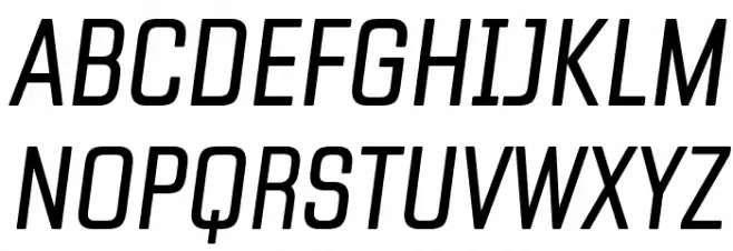 Fragua Light Italic Schriftart Groß