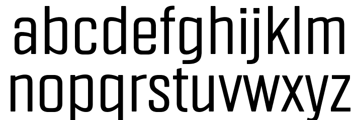 Fragua Light Font LOWERCASE