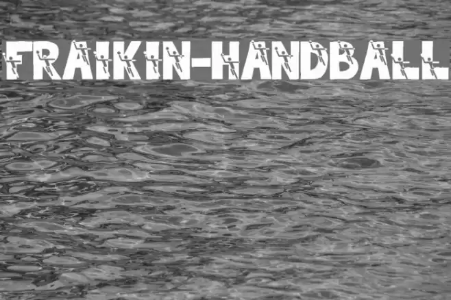 Fraikin-Handball Font examples