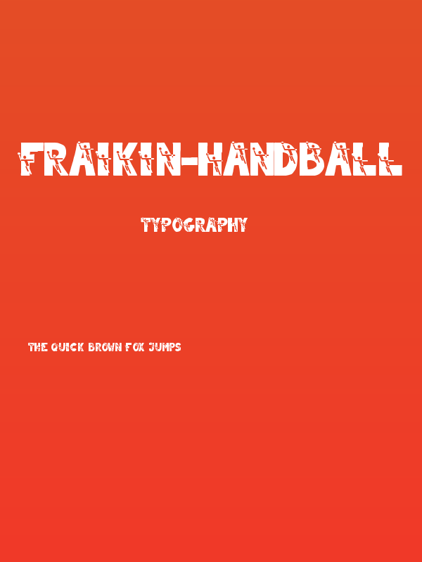 Fraikin-Handball Poster