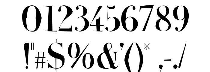 Frail Font OTHER CHARS