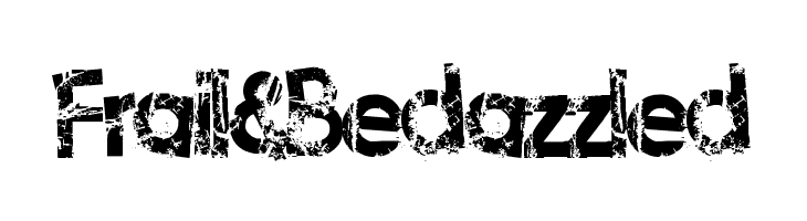 Frail&Bedazzled  font caratteri gratis