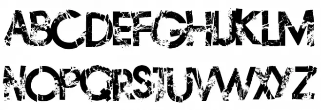 Frail&Bedazzled Schriftart Groß