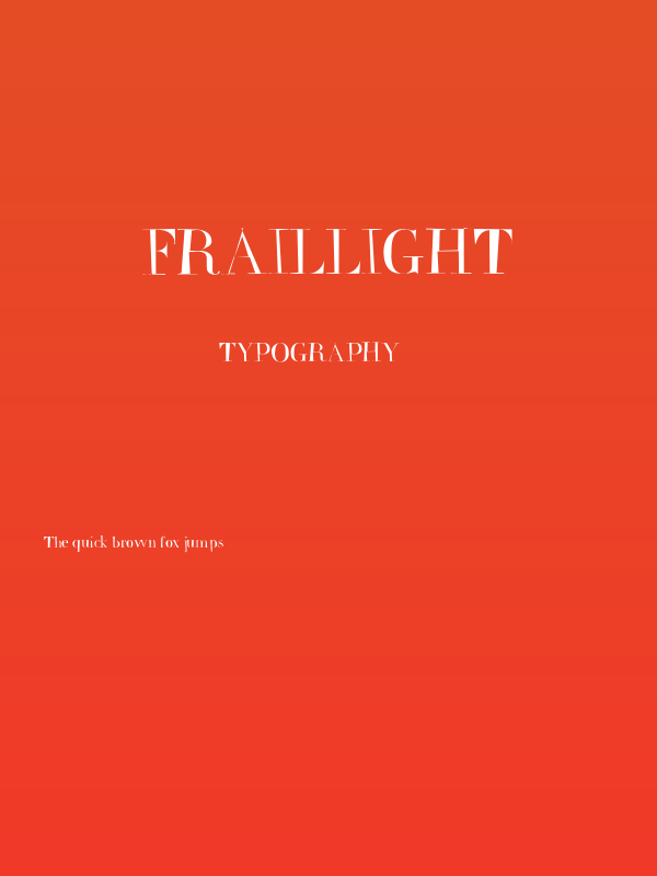 FrailLight Poster