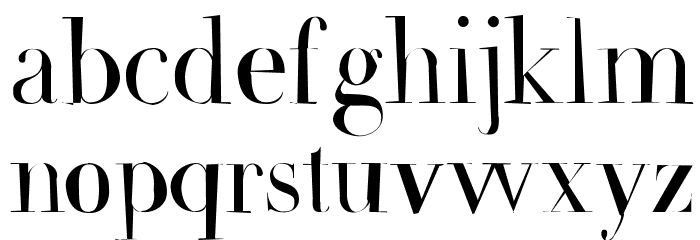 FrailLight Font LOWERCASE