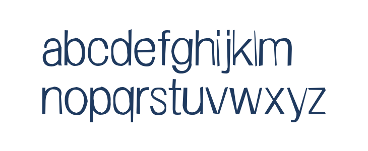 FrailSansLight Lowercase