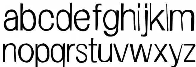 FrailSansLight फ़ॉन्ट लोअरकेस