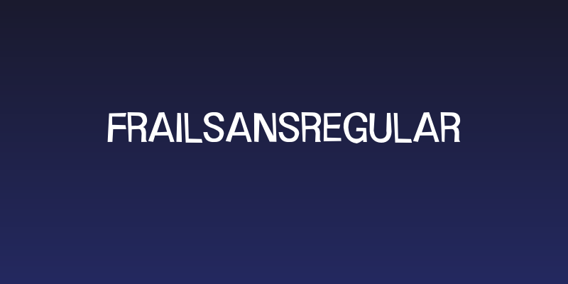 FrailSansRegular Social Header