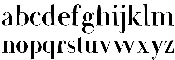 Frail Font LOWERCASE