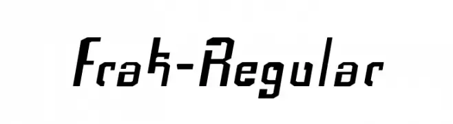 Frak-Regular  Frei Schriftart Herunterladen