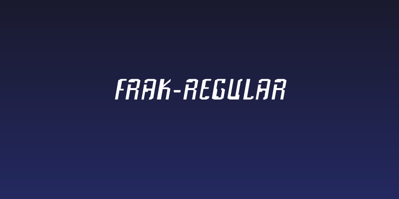 Frak-Regular Social Header