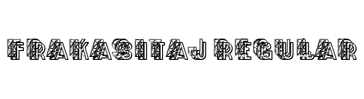 Frakasitaj Regular  Frei Schriftart Herunterladen