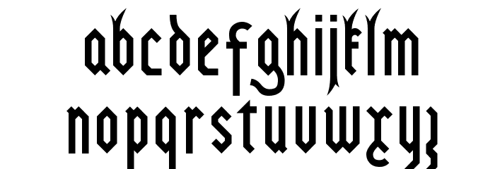 Fraktur Modern Regular:Version 1.00 Polices MINUSCULES