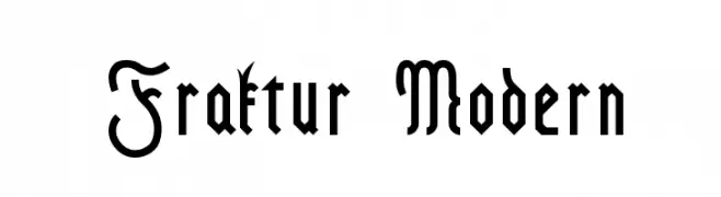 Fraktur Modern  नि: शुल्क फ़ॉन्ट्स डाउनलोड