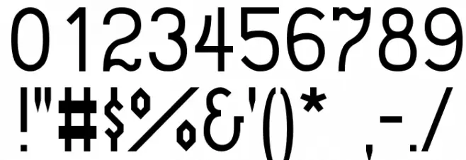 Fraktur Modern Font OTHER CHARS