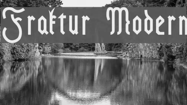 Fraktur Modern Font examples