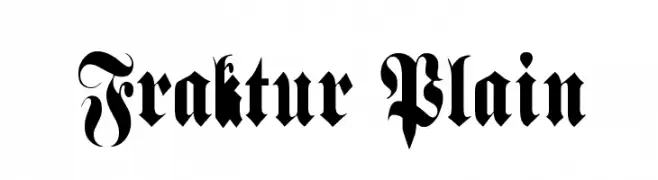 Fraktur Plain  Descarca Fonturi Gratis