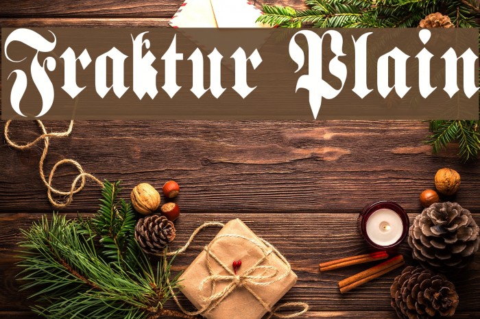 Fraktur Plain Example 2