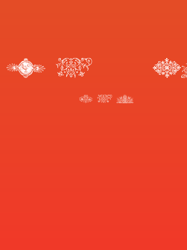 Fraktur-Schmuck Poster