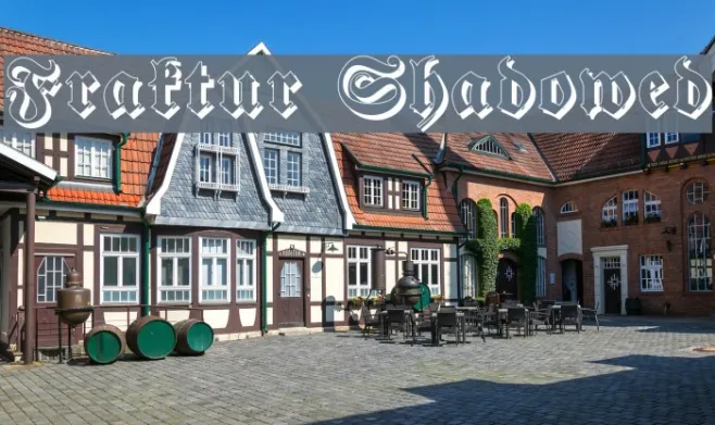 Fraktur Shadowed Example 1